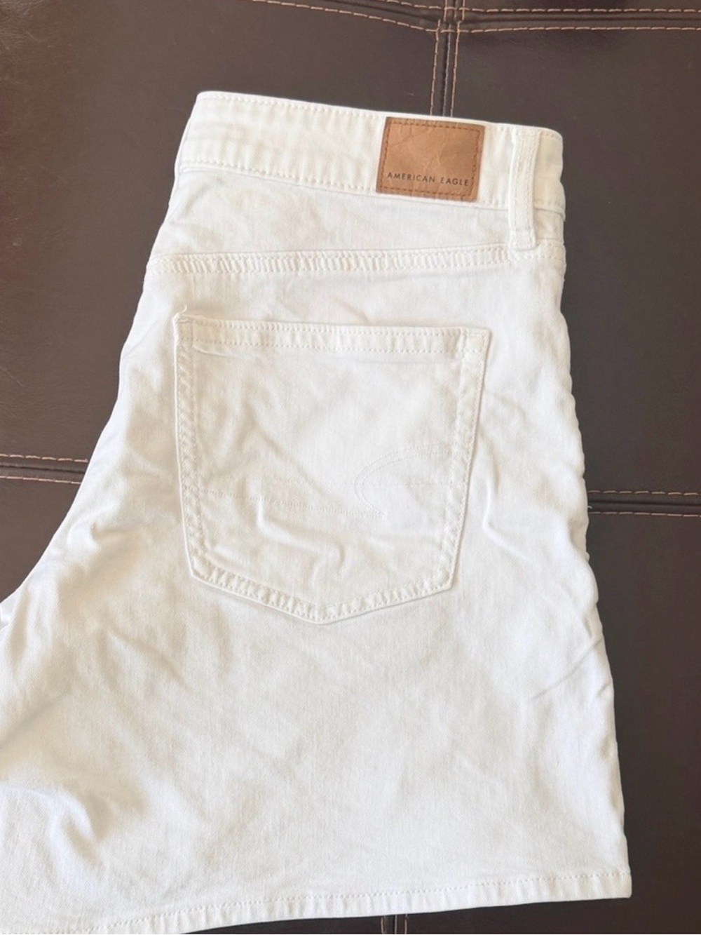 American Eagle Outfitters White Denim Shorts